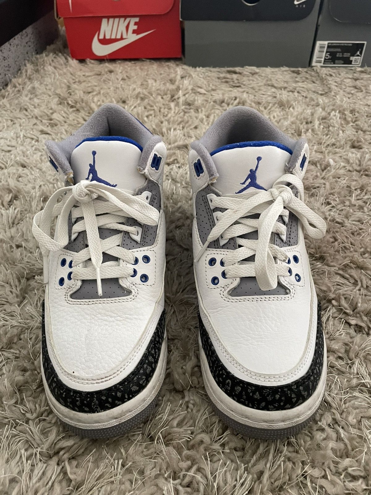 Jordan Brand Jordan 3 Racer Blue Size US 5.5 / EU 38 - 4 Thumbnail
