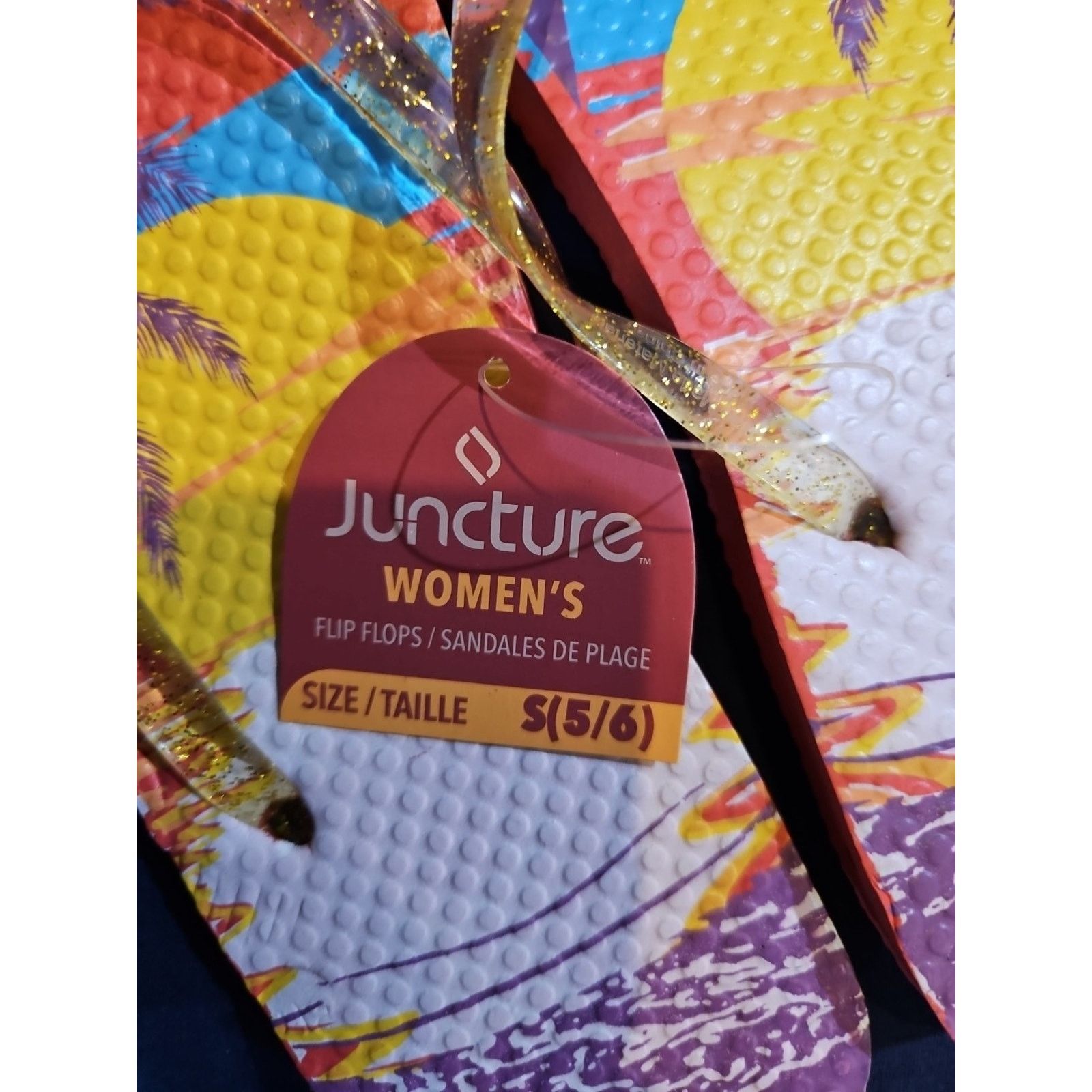 Other Juncture Women's 5/6 Flip Flops / Sandals Size US 5 / IT 35 - 3 Thumbnail