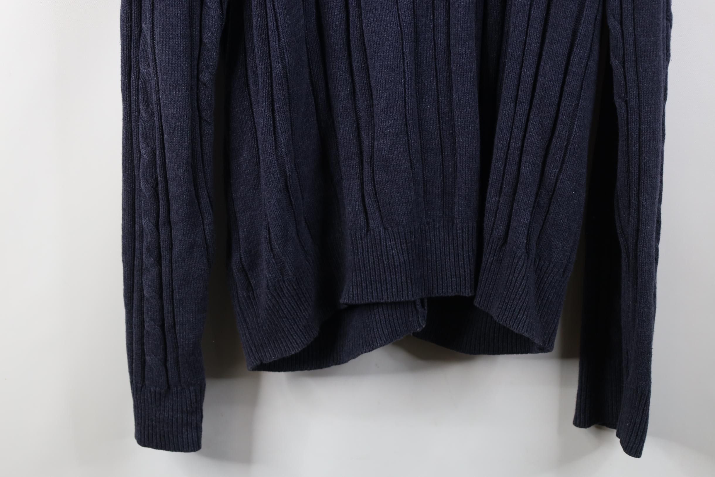 Vintage Vintage 90s Streetwear Chunky Cable Knit Cardigan Sweater Size US L / EU 52-54 / 3 - 13 Thumbnail