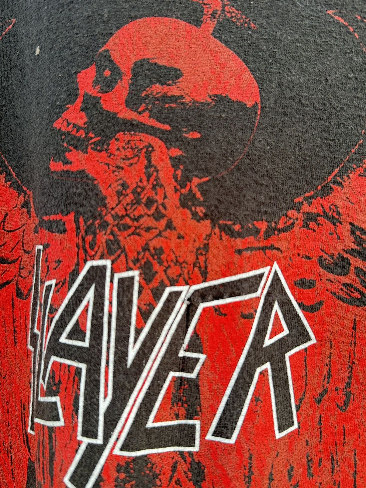 Band Tees Vintage Slayer American Thrash Metal Band Faded Tee Size US L / EU 52-54 / 3 - 10 Thumbnail