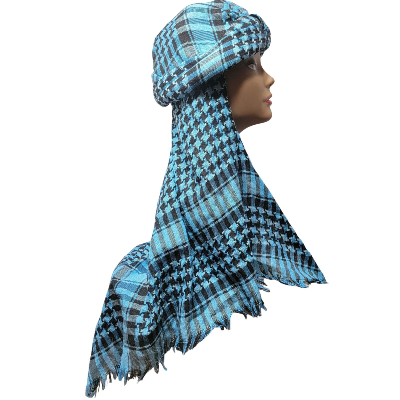 Other Traditional Fez Hat with Scarf, Keffiyeh w/ All-Seeing Eye Size ONE SIZE - 6 Thumbnail