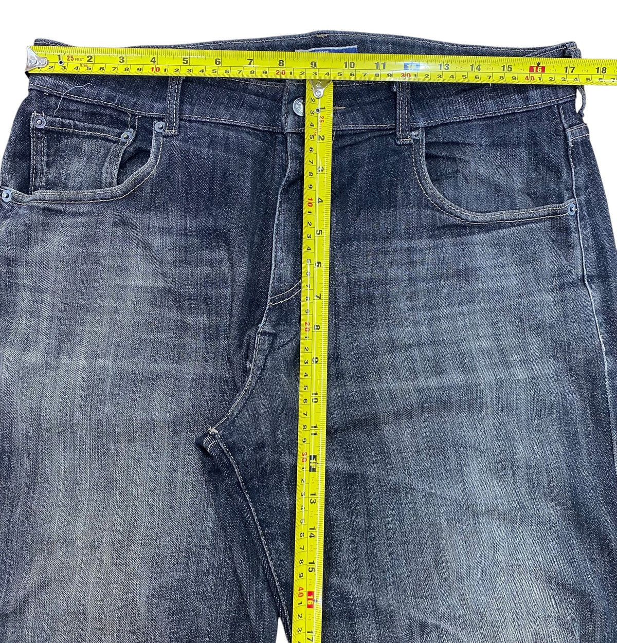 VILLAND Villand Faded Wash Style Loose Jeans Size US 35 - 9 Thumbnail