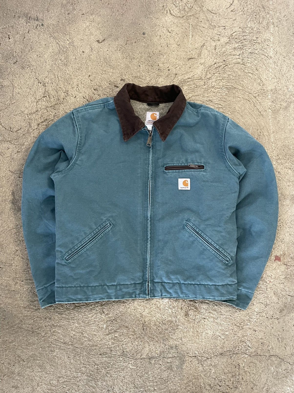 Carhartt × Streetwear × Vintage Dark Teal Carhartt Detroit Carhartt × Streetwear × Vintage Dark Teal Carhartt Detroit