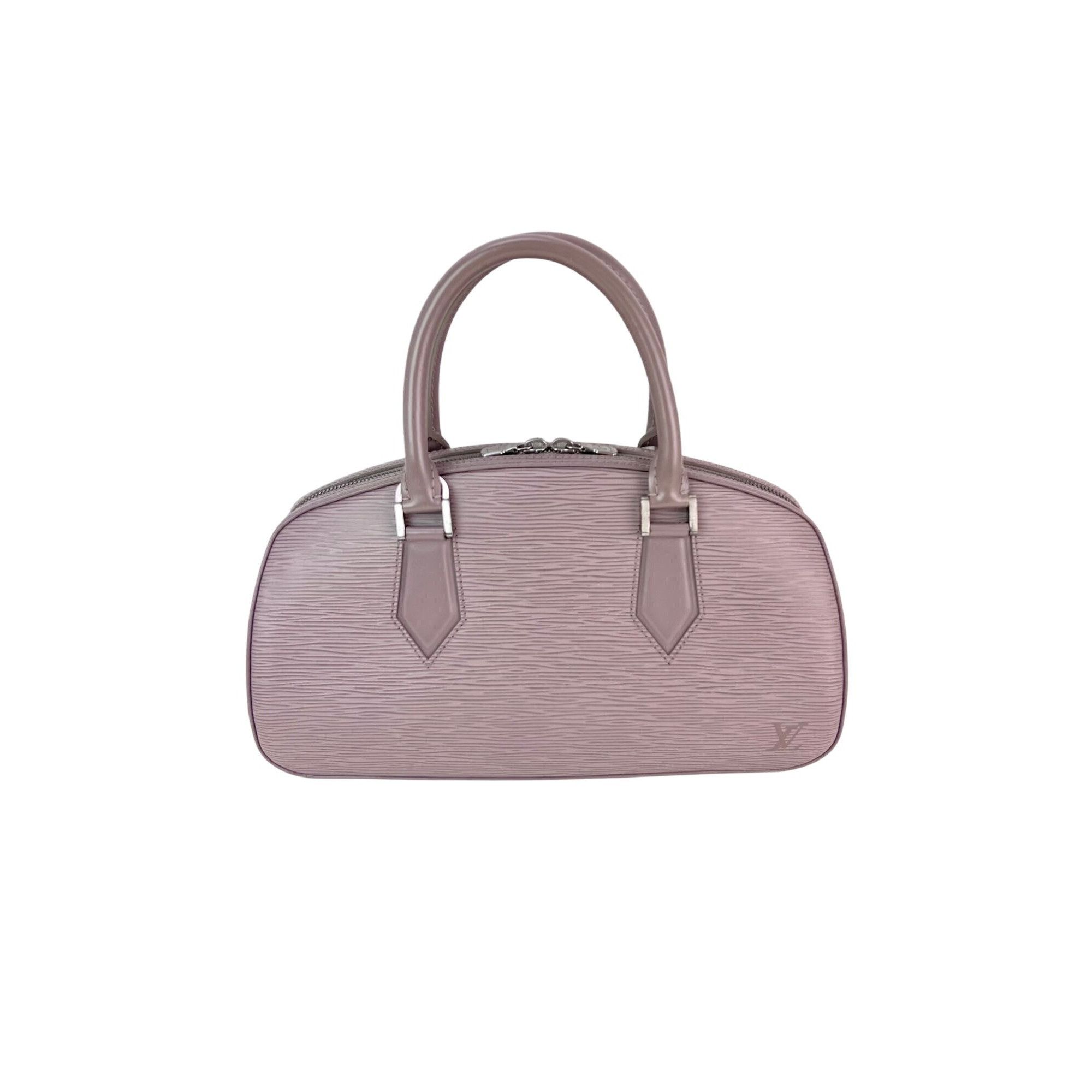 Louis Vuitton LOUIS VUITTON Epi Jasmin Grey Leather Hand Bag Size ONE SIZE - 1 Thumbnail