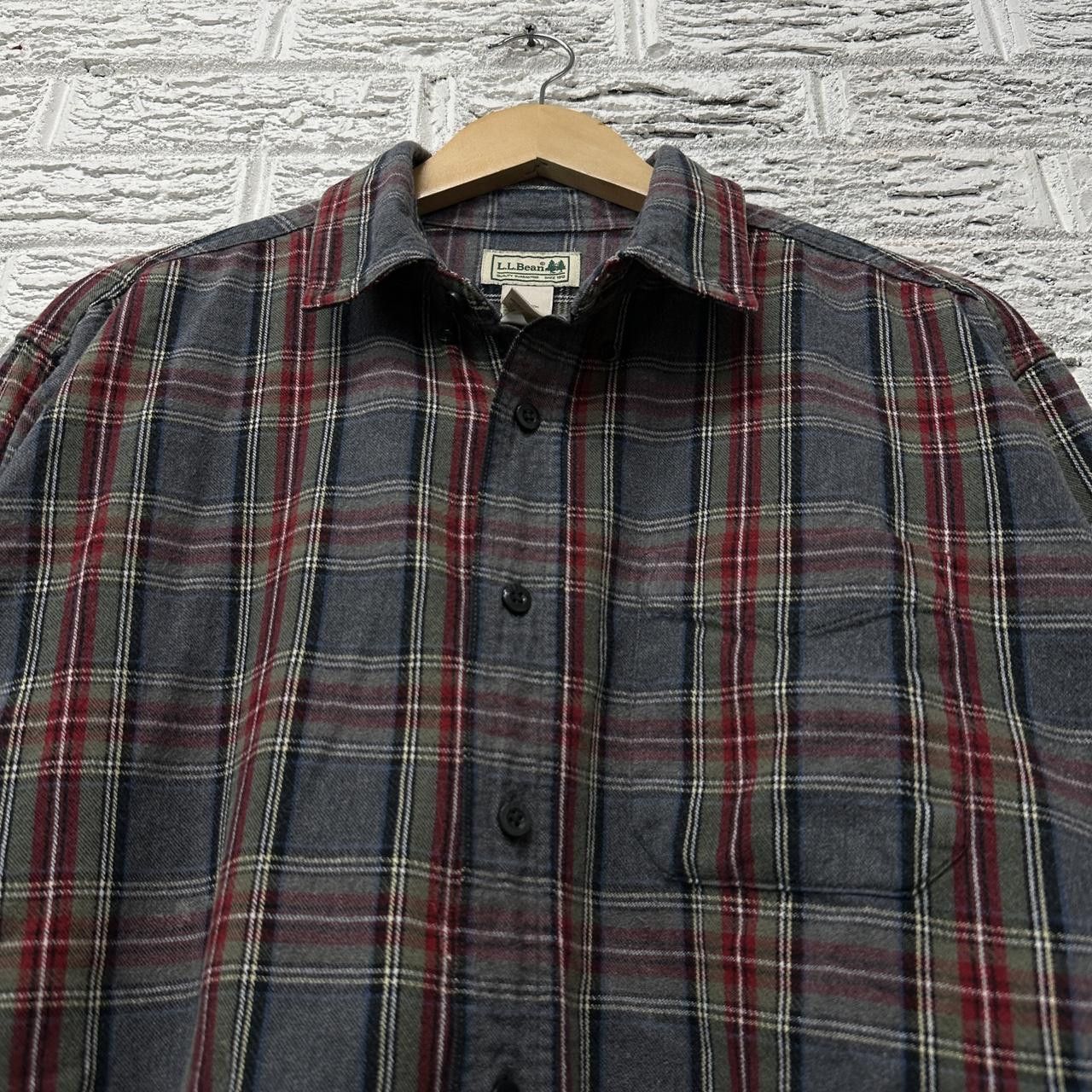 L.L. Bean Vintage L.L. Bean Button Down Flannel Collared Shirt Men’s L Size US L / EU 52-54 / 3 - 1 Thumbnail