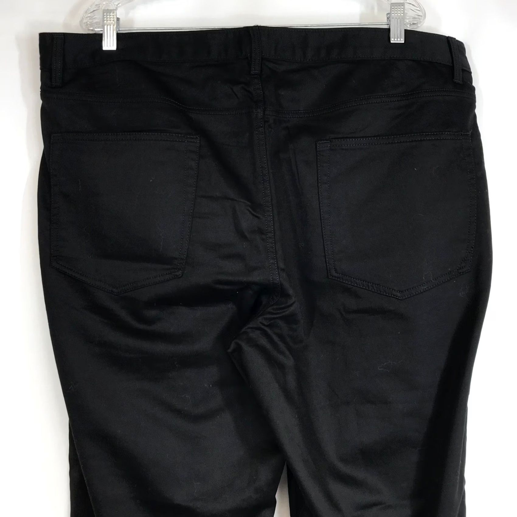 Quince Quince Mens Black Straight Leg Casual Pants 42x32 NWT Size US 42 / EU 58 - 5 Thumbnail