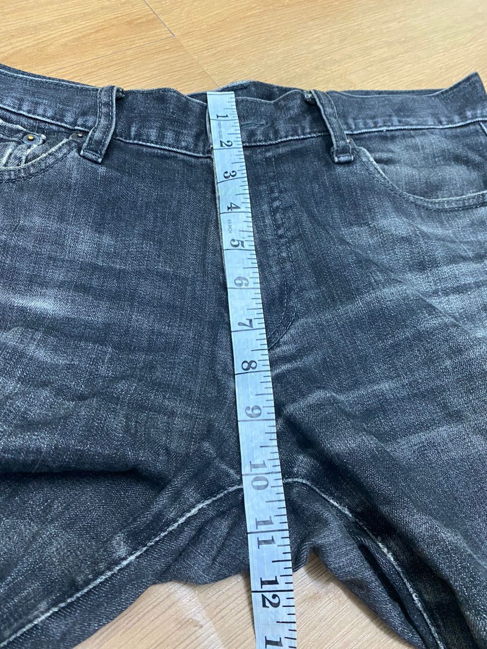 Uniqlo W33 Uniqlo Jeans Slim Fit Rapper Distressed Denim Jeans Size US 33 - 7 Thumbnail