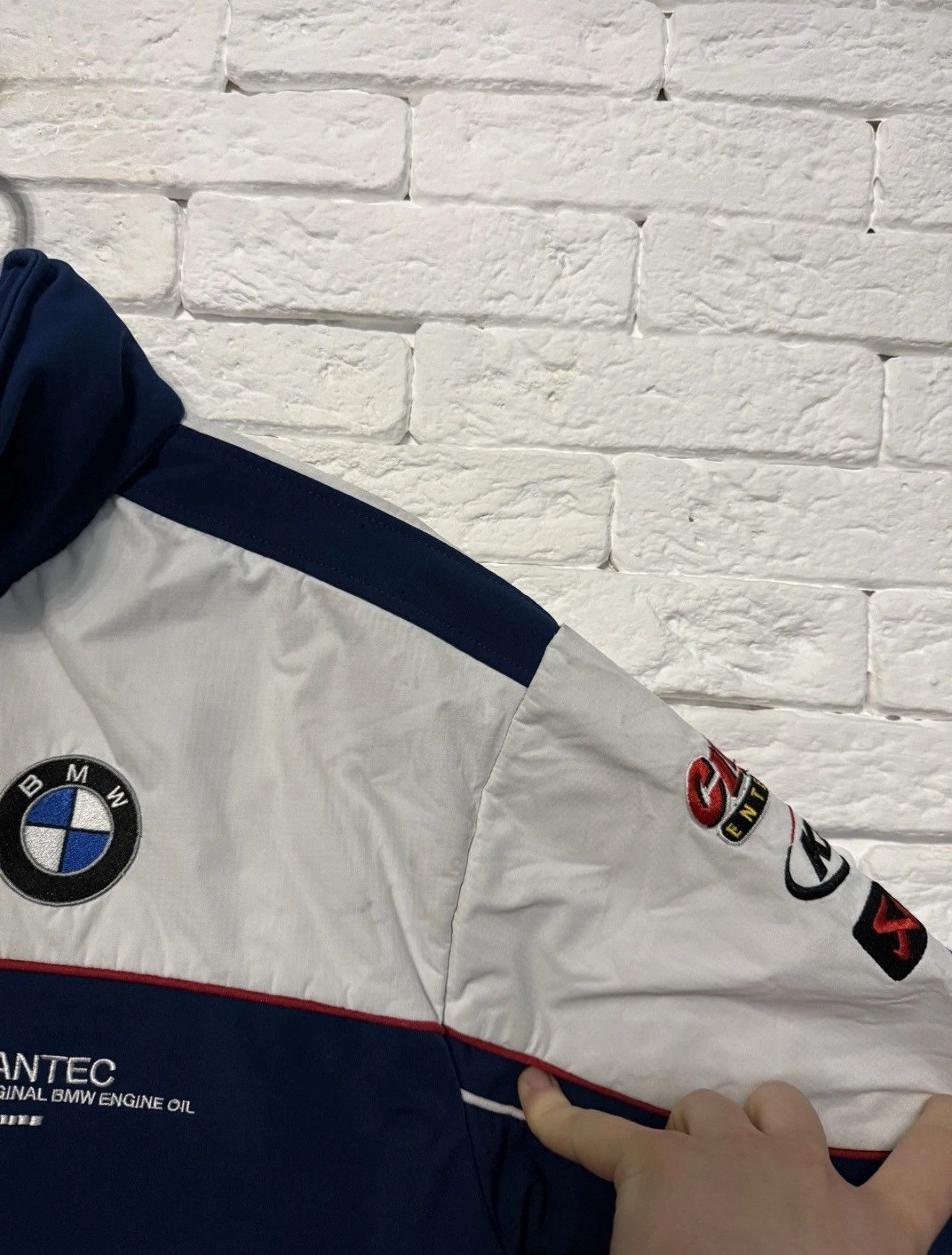 BMW BMW Motorroad Official Racing Shell Hooded Jacket Full Zip Size US XL / EU 56 / 4 - 3 Thumbnail