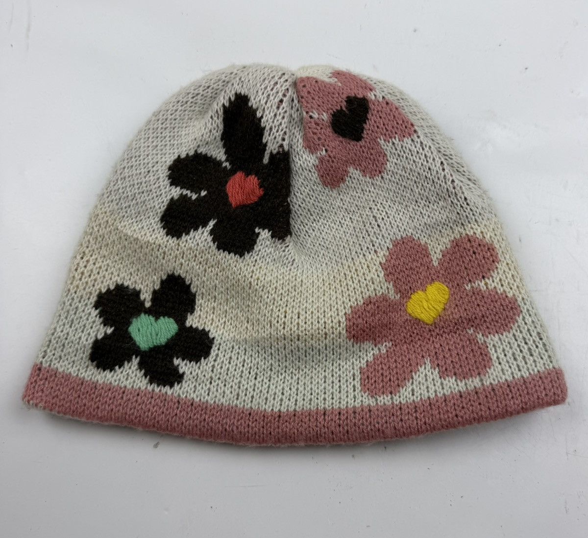 Japanese Brand nice design floral beanie hat tc44 Size ONE SIZE - 2 Thumbnail