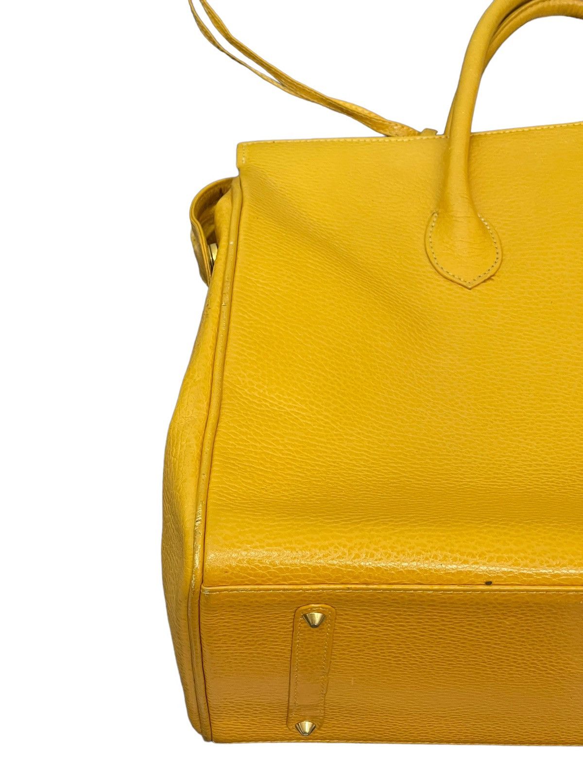 Japanese Brand Birkin Bag Leather Vintage Unknown Handmade Custom 1🟩 Size ONE SIZE - 18 Thumbnail