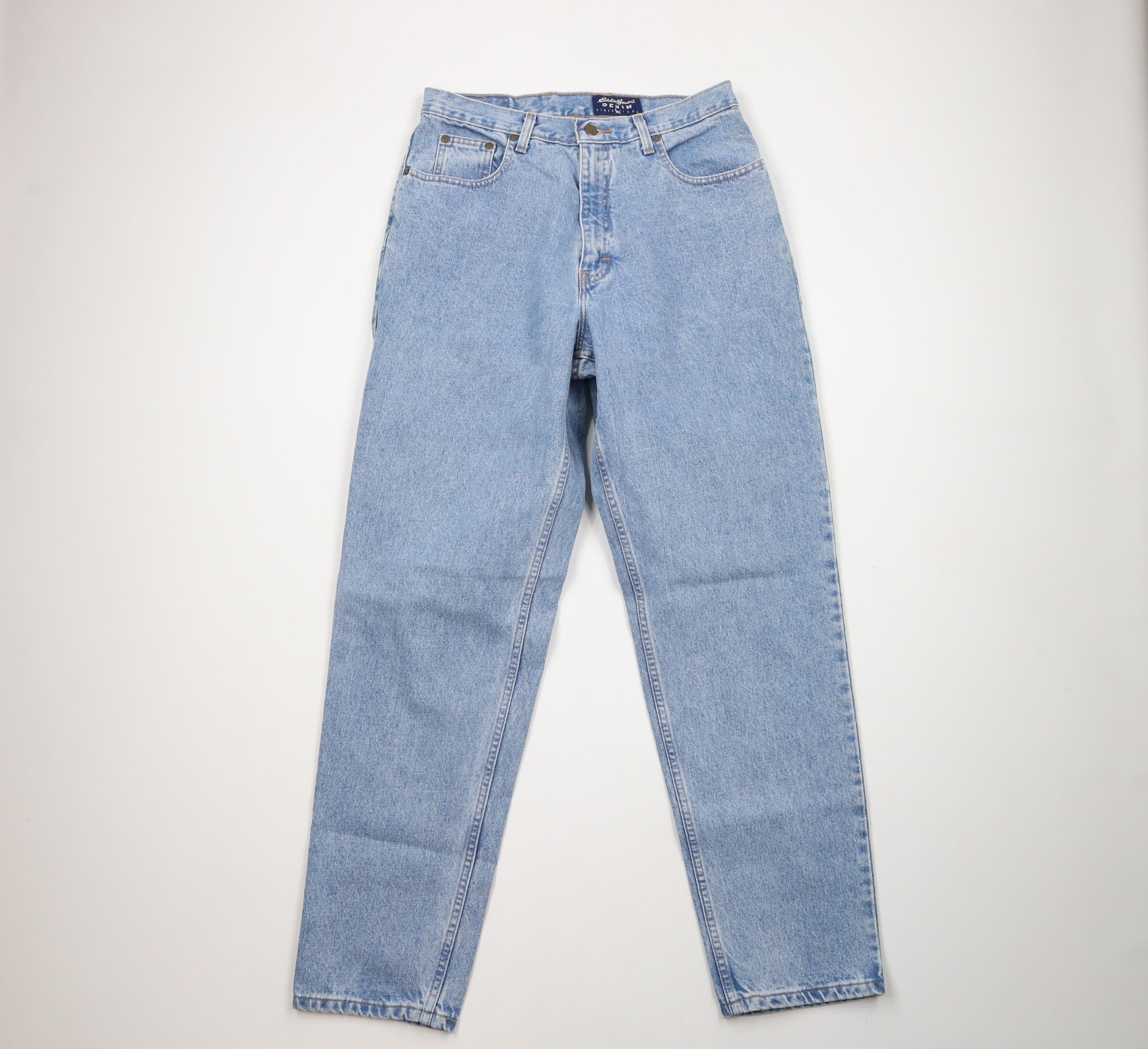 Eddie Bauer × Vintage Vintage 90s Eddie Bauer Tapered Leg Denim Jeans Blue Cotton Size US 30 / EU 46 - 1 Thumbnail