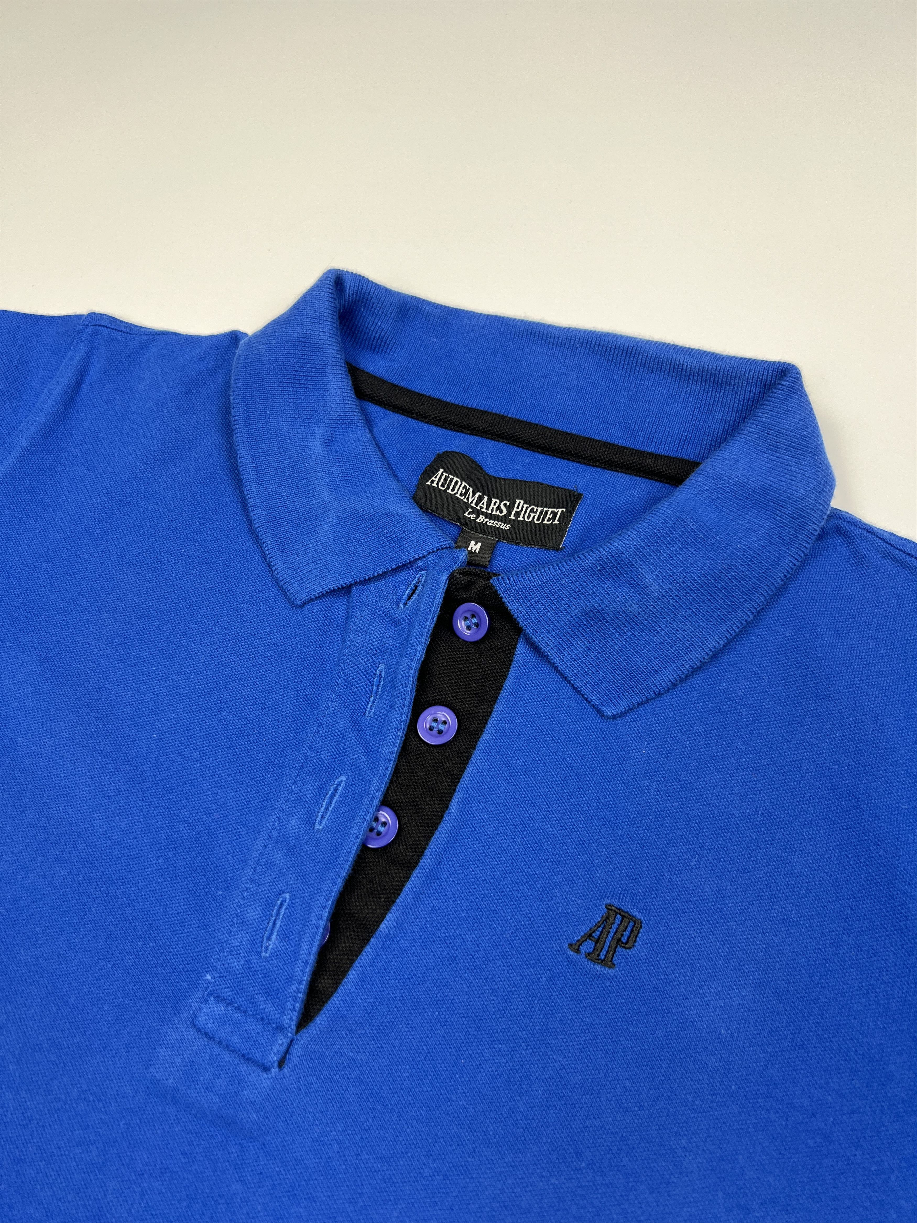 Audemars Piguet × Vintage Vintage Audemars Piguet Le Brassus Polo Logo Blue Size M / US 6-8 / IT 42-44 - 6 Thumbnail