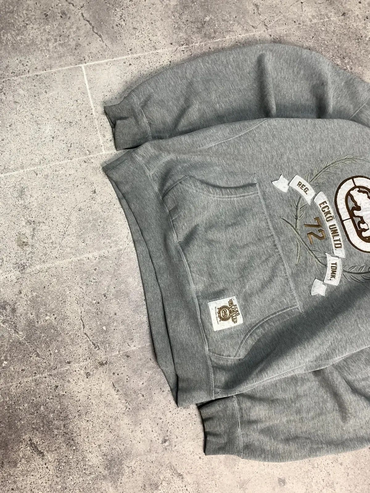 Japanese Brand Vintage Hoodie Ecko street wear sk8 y2k faded Size US XL / EU 56 / 4 - 7 Thumbnail