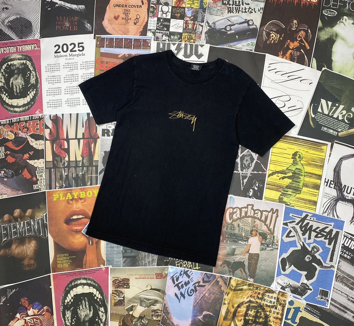 Stussy Vintage Stussy Centr Logog T Shirt Tee Size US S / EU 44-46 / 1 - 1 Thumbnail