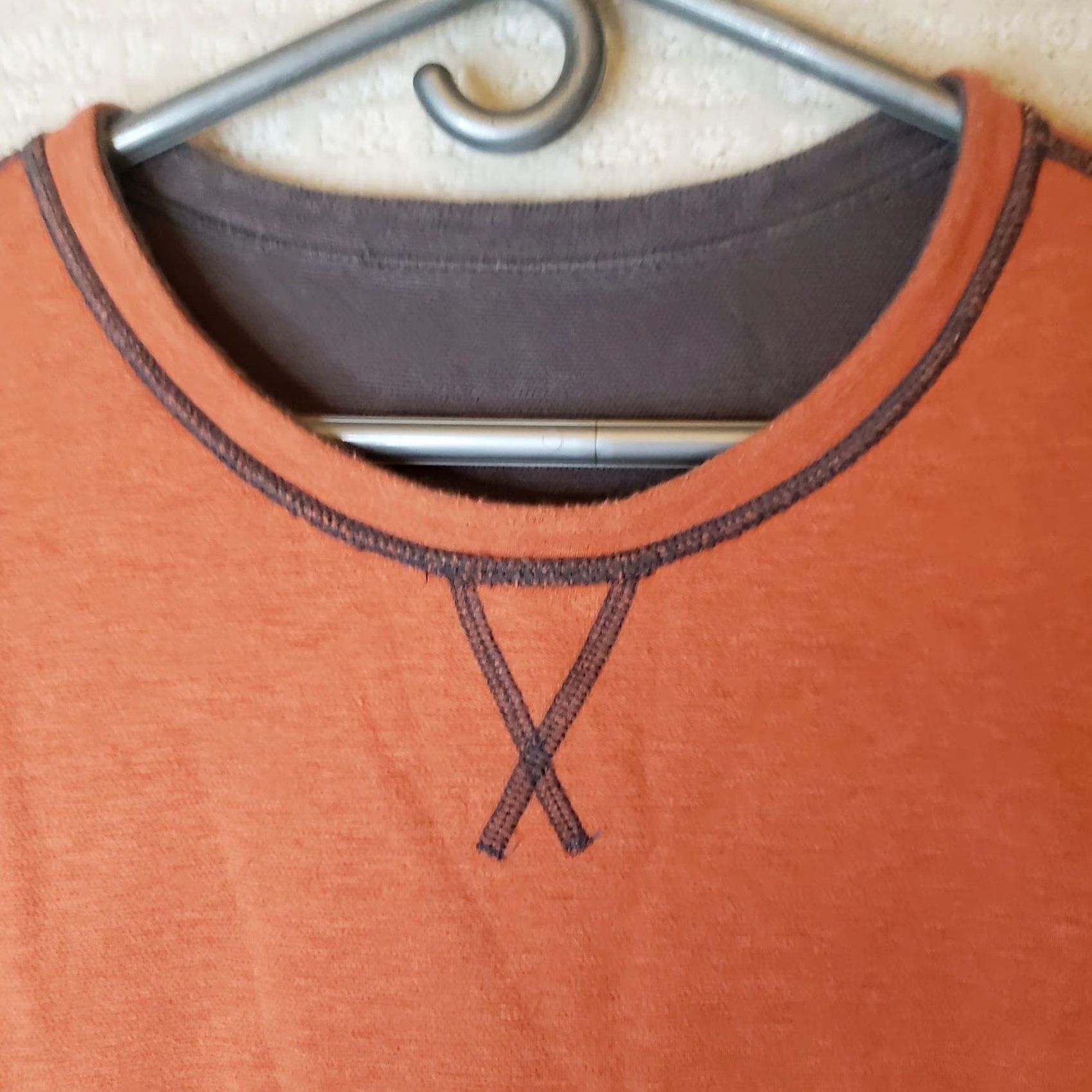 Tommy Bahama Tommy Bahama XL Sweatshirt Reversible Crewneck Cotton Long Sleeve Brown/Orange Size US XL / EU 56 / 4 - 4 Thumbnail