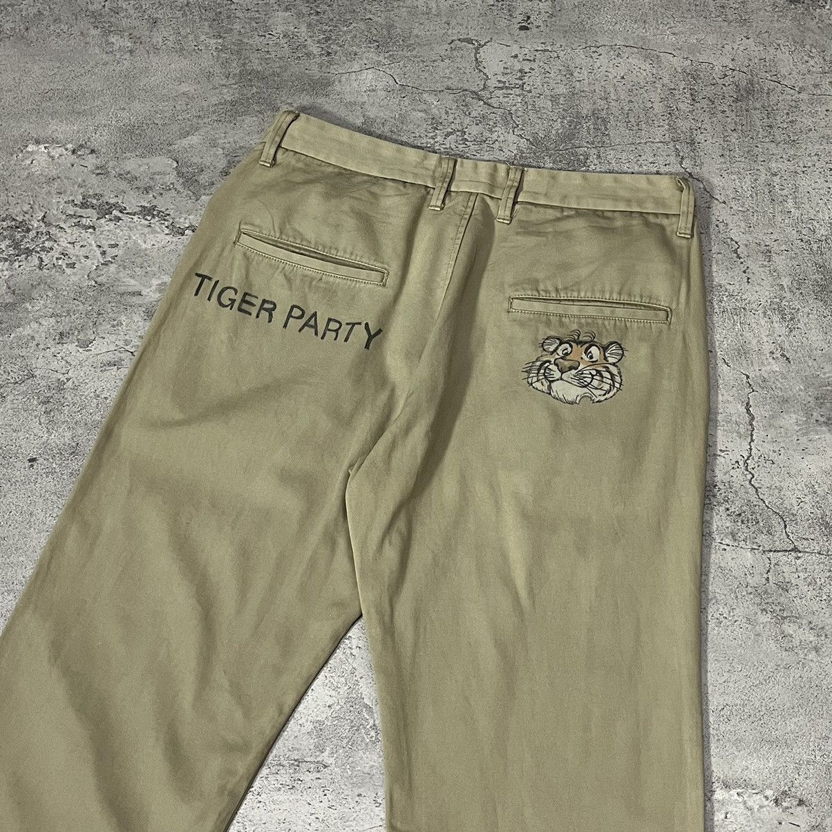 Sasquatchfabrix Sasquatchfabrix 08 SS Tiger Party Chino Ankle Pants Size US 32 / EU 48 - 6 Thumbnail