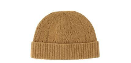 Celine beanie in cashmere and silk pointelle Size ONE SIZE - 1 Thumbnail