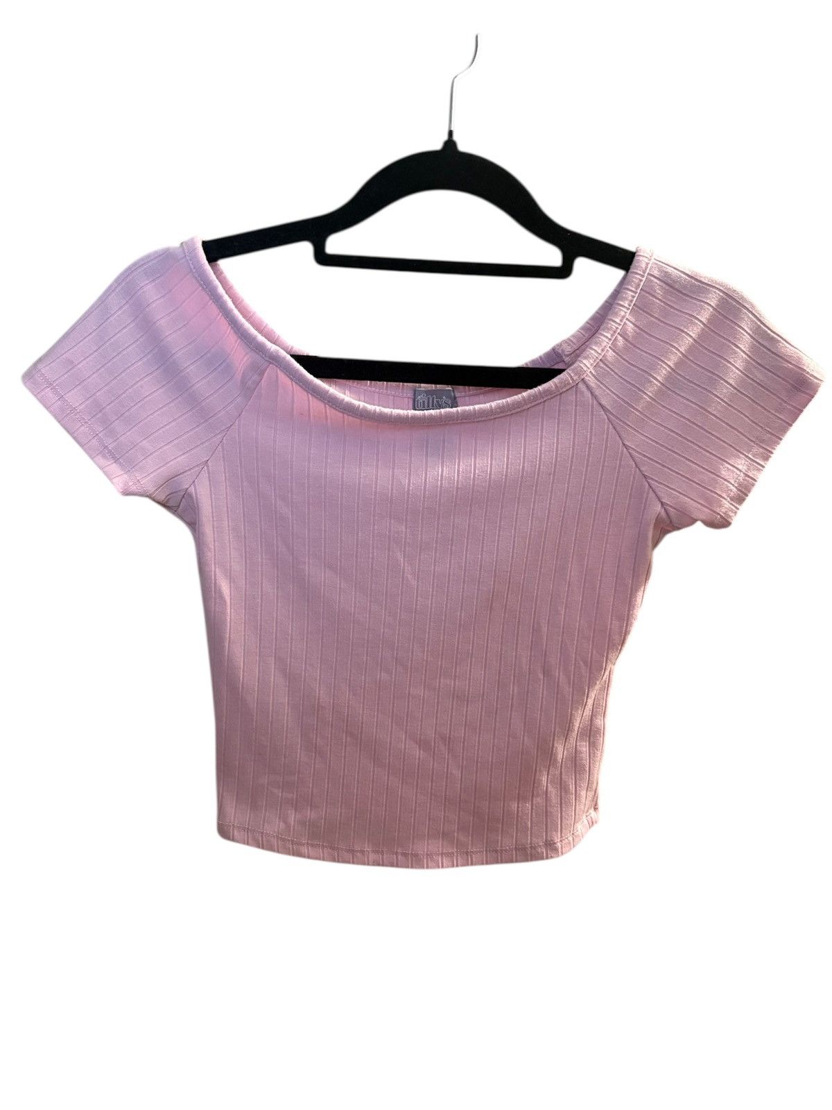 Tillys Tilly’s Pink ribbed crop top Size XS / US 0-2 / IT 36-38 - 1 Thumbnail