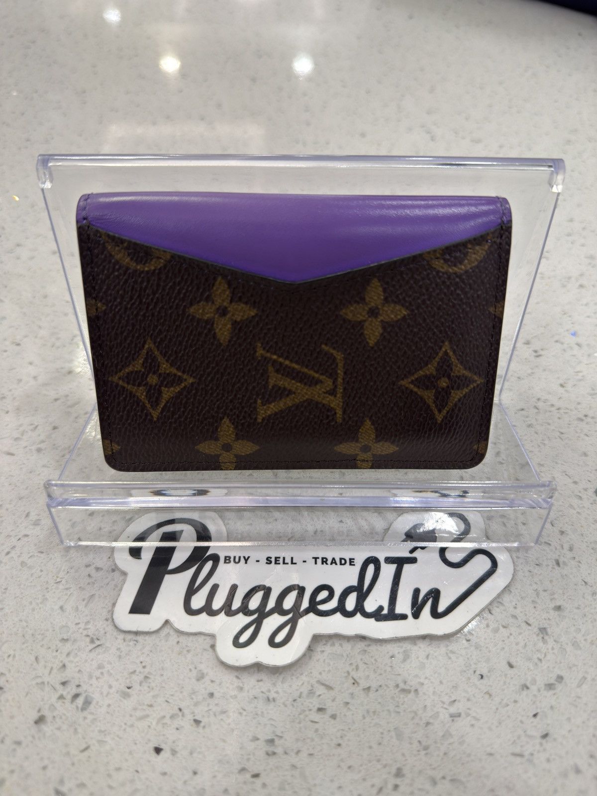 Louis Vuitton Louis Vuitton Purple Monogram Macassar Pocket Organizer Size ONE SIZE - 2 Thumbnail