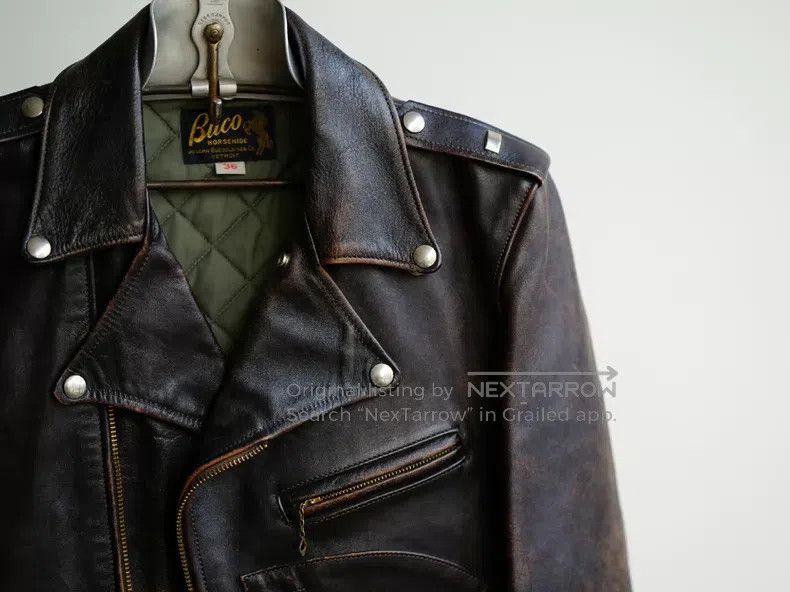 Buco Buco J-24 locomotive leather jacket Size US S / EU 44-46 / 1 - 5 Thumbnail