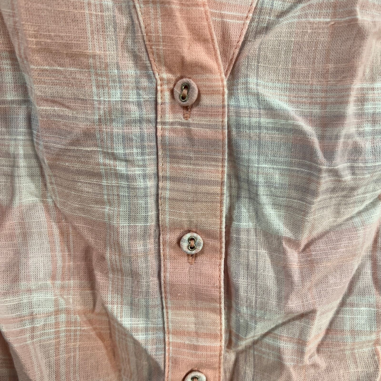 Other Candace Cameron Bure Plaid Y-Neck Shirt Rose Quartz, XX-Smal Size XXS / US 00 / IT 34 - 6 Thumbnail