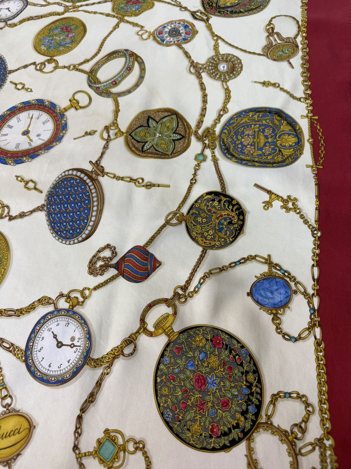 Gucci Gucci Silk Scarf Size ONE SIZE - 4 Thumbnail