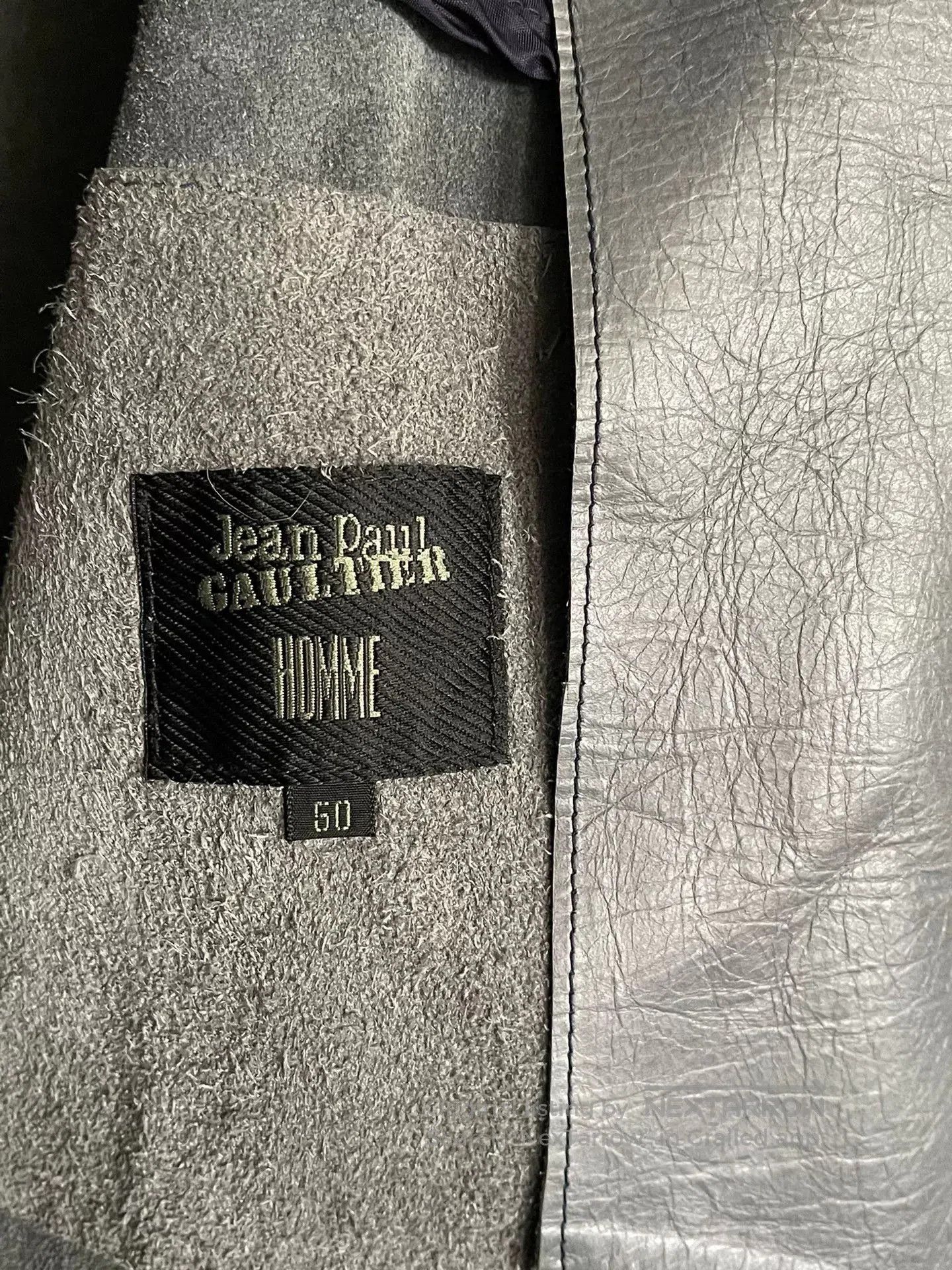 Jean Paul Gaultier Jean Paul Gaultier Leather Blazer. Size US M / EU 48-50 / 2 - 9 Thumbnail