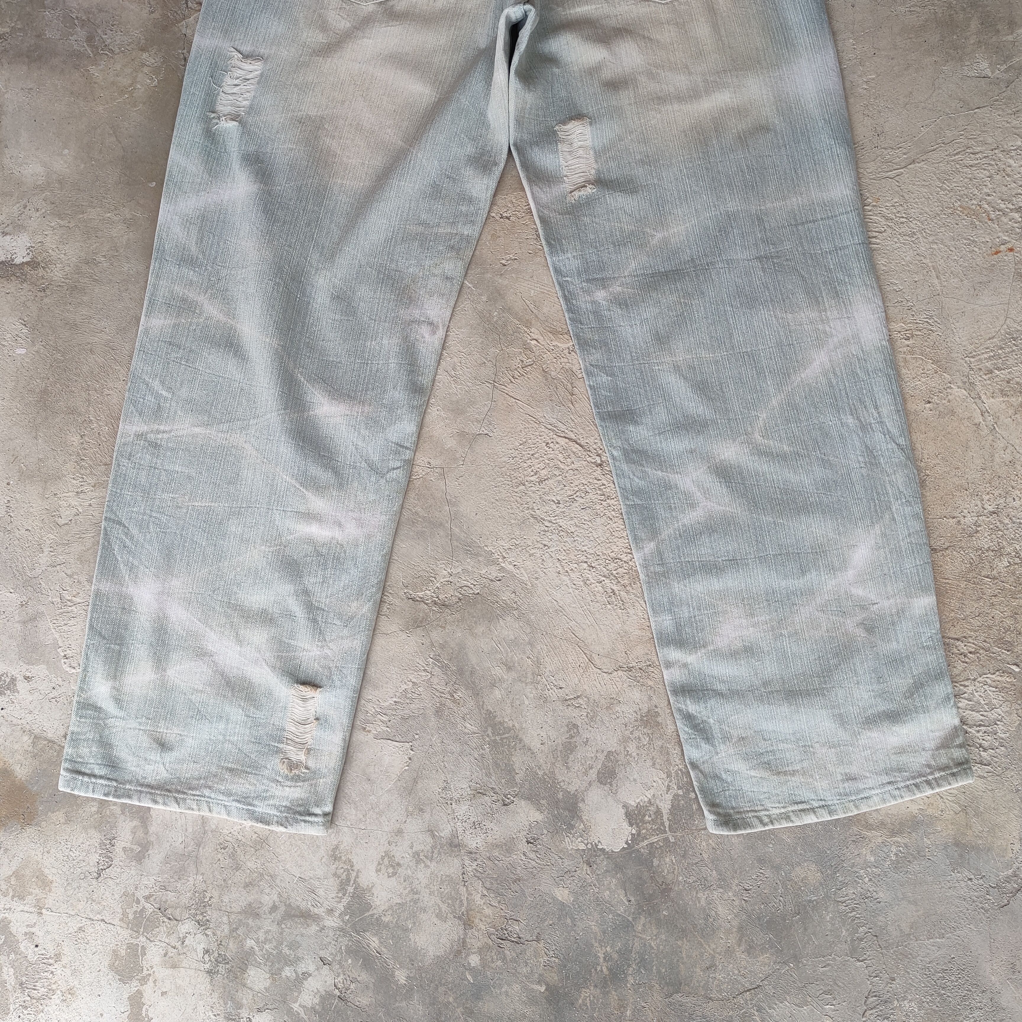 Jean × Vintage W40 DOP DENIM FADED DISTRESSED JEANS PANTS Size US 40 / EU 56 - 12 Thumbnail