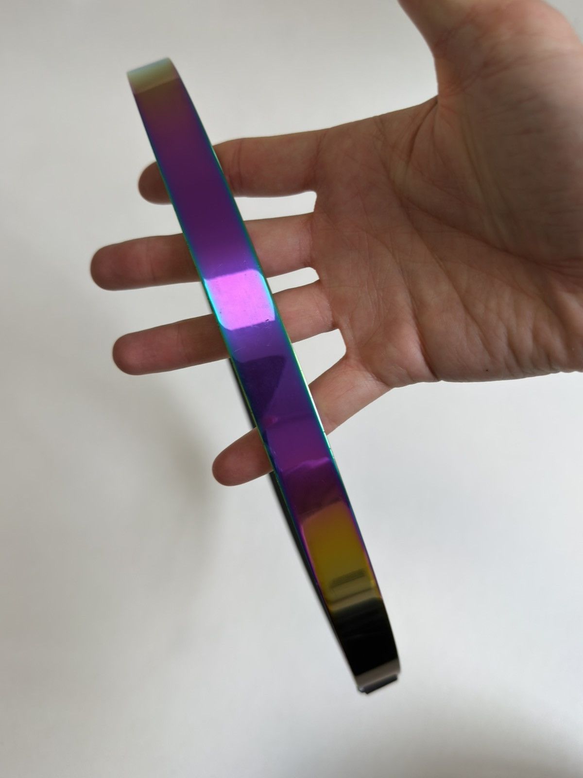 Maison Margiela 08 ‘Incognito’ Iridescent Metal/Leather Belt Size ONE SIZE - 6 Thumbnail