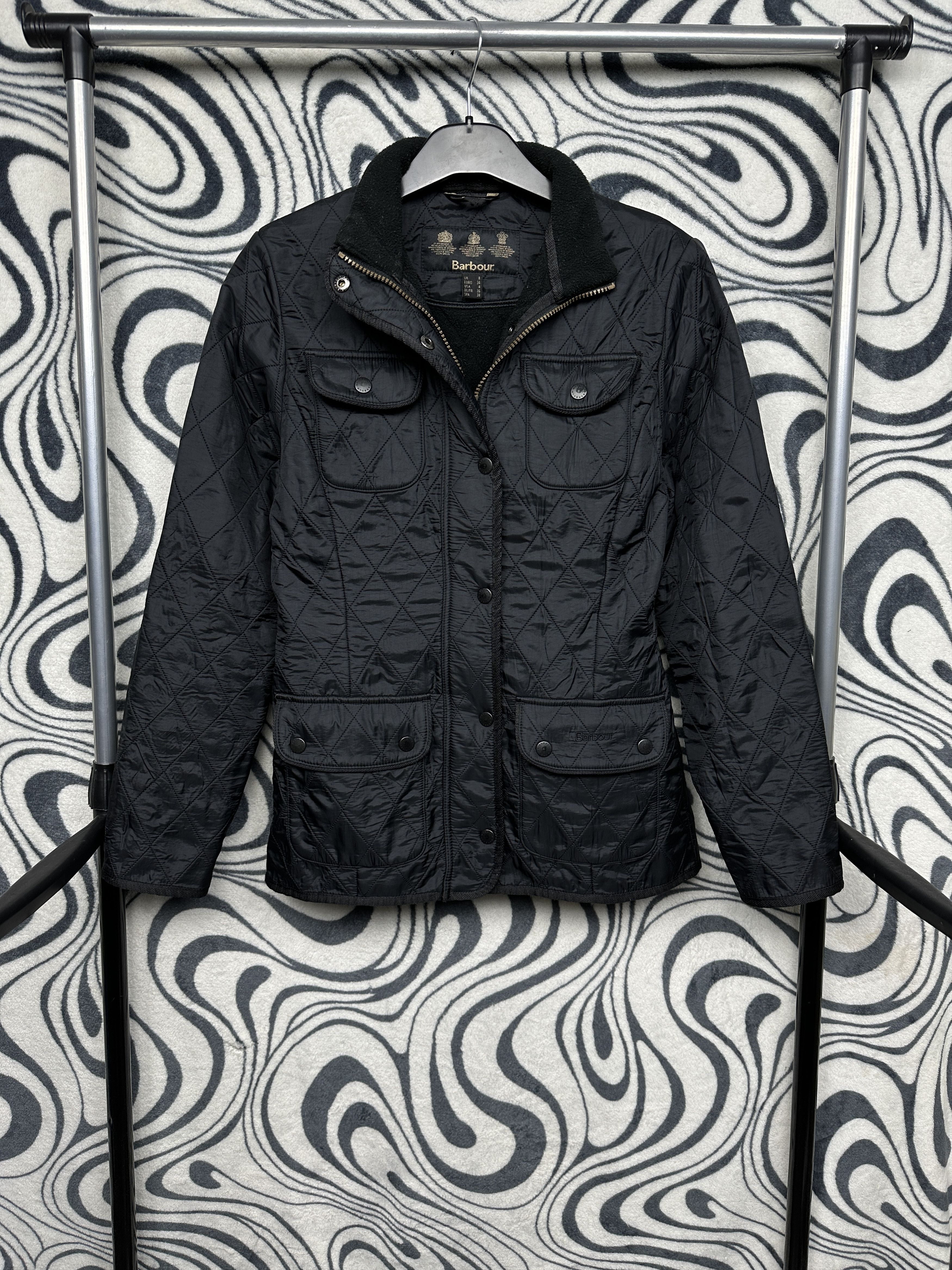 Barbour Barbour Vintage Utility Polarquilt Womens Quilted Jacket Size S / US 4 / IT 40 - 1 Thumbnail