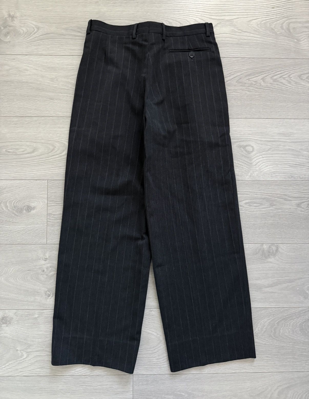 Giorgio Armani Giorgio Armani - 1990 Double Breasted Grey Powersuit Size 38R - 9 Thumbnail