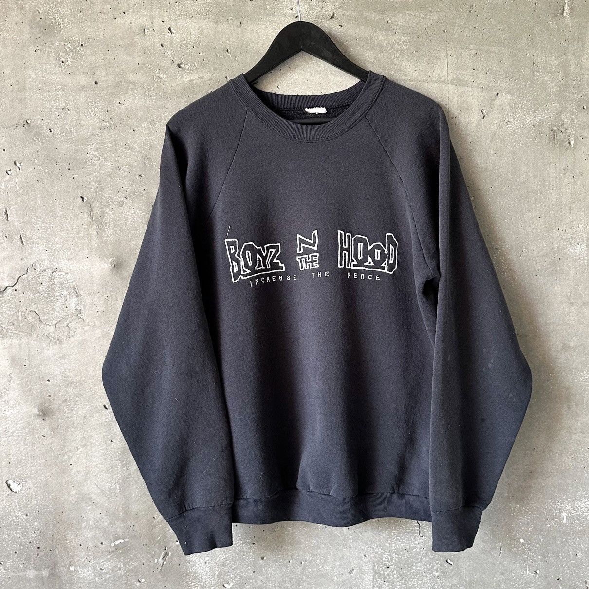 Vintage 90s FADED BOYZ IN THE HOOD Sweatshirt Crewneck Size US L / EU 52-54 / 3 - 2 Thumbnail