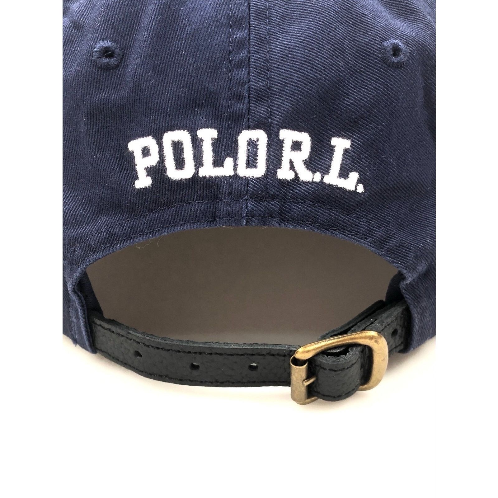 Polo Ralph Lauren Polo Ralph Lauren P-Wing Foot Adjustable Hat Leather Strap Size ONE SIZE - 9 Thumbnail
