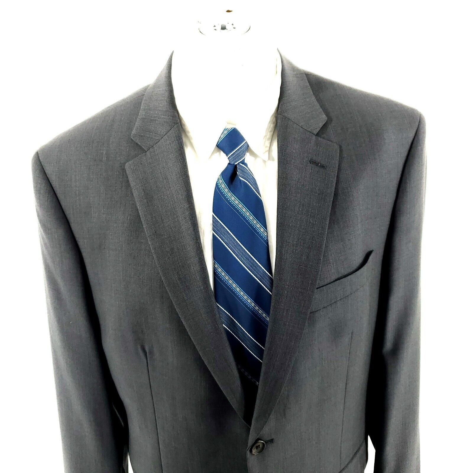 Ralph Lauren Ralph Lauren Wool 2 Button Blazer 42R Gray Black Check Tagge Size 42R - 1 Thumbnail