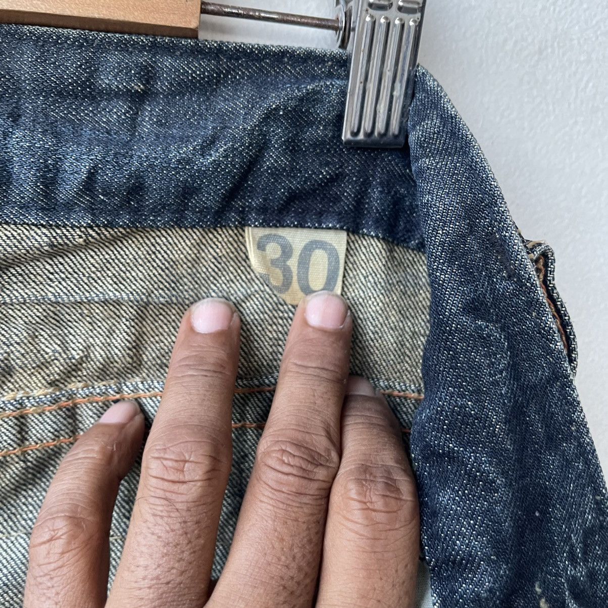 Lolita Jeans Archival Lolita Jeans Fleur-de-lis Suede Patchwork Denim Size US 30 / EU 46 - 19 Thumbnail