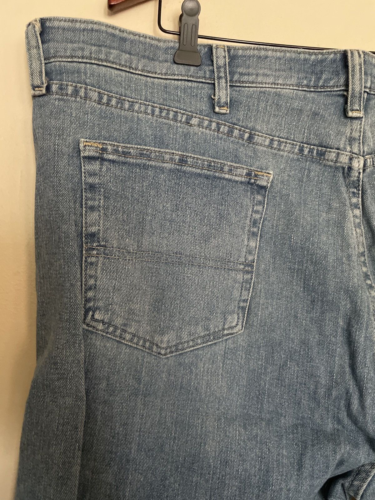 Designer × Vintage × Wrangler Wrangler Denim Blue Jean Shorts Jorts Waist 42X10” vintage 🔥 Size US 42 / EU 58 - 11 Thumbnail
