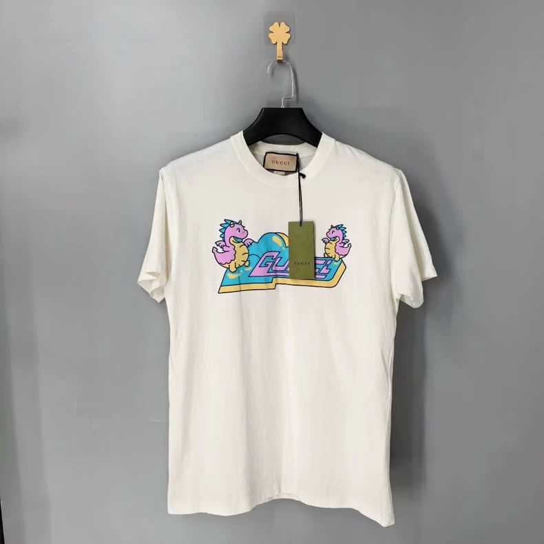 Gucci Gucci Cartoon Logo Short Sleeve T-Shirt-dmc Size US M / EU 48-50 / 2 - 1 Thumbnail