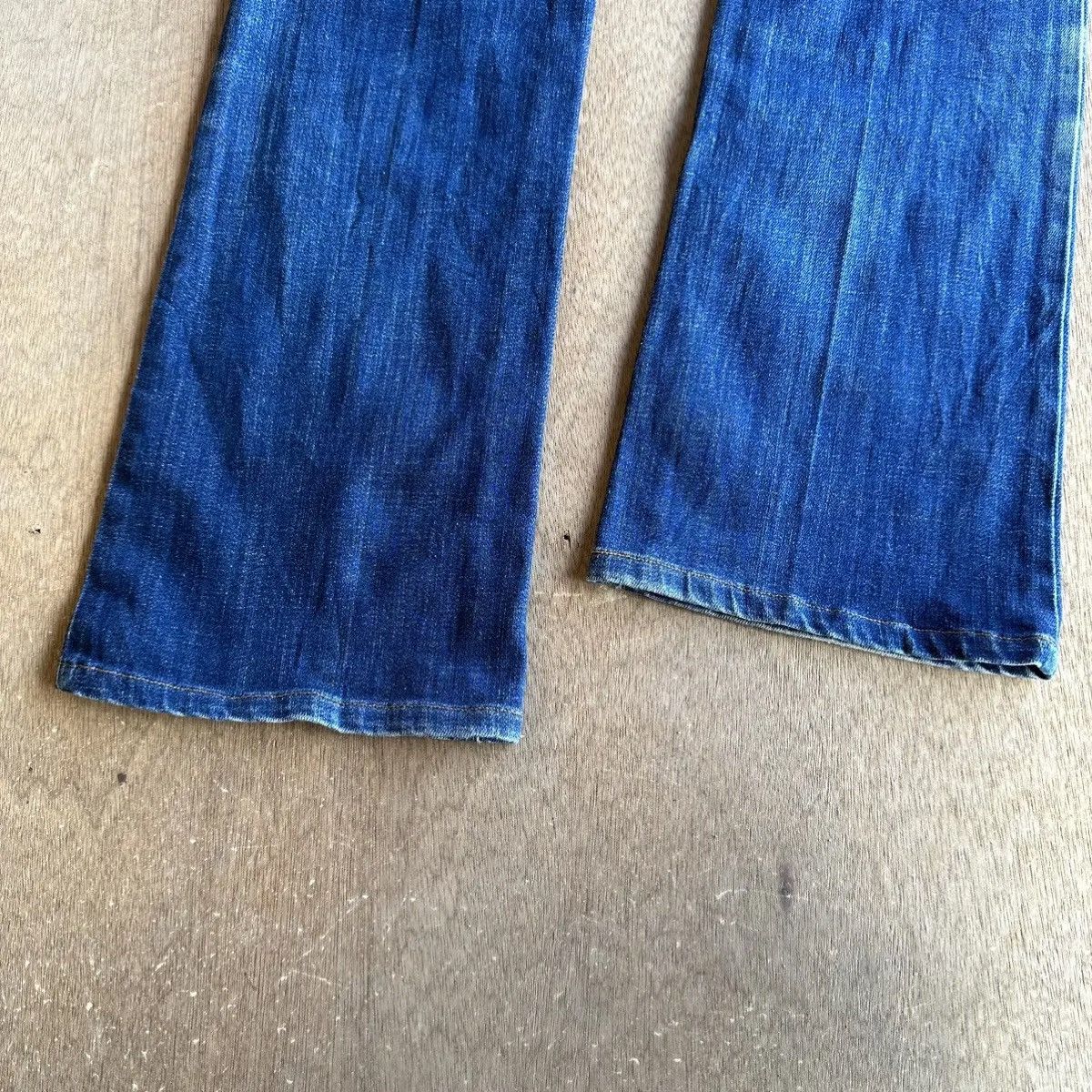 Beauty Beast FLARE/BOOTCUT🔥JAPANESE BRAND UNIQLO JEANS FADED DENIM PANTS Size US 28 / EU 44 - 12 Thumbnail