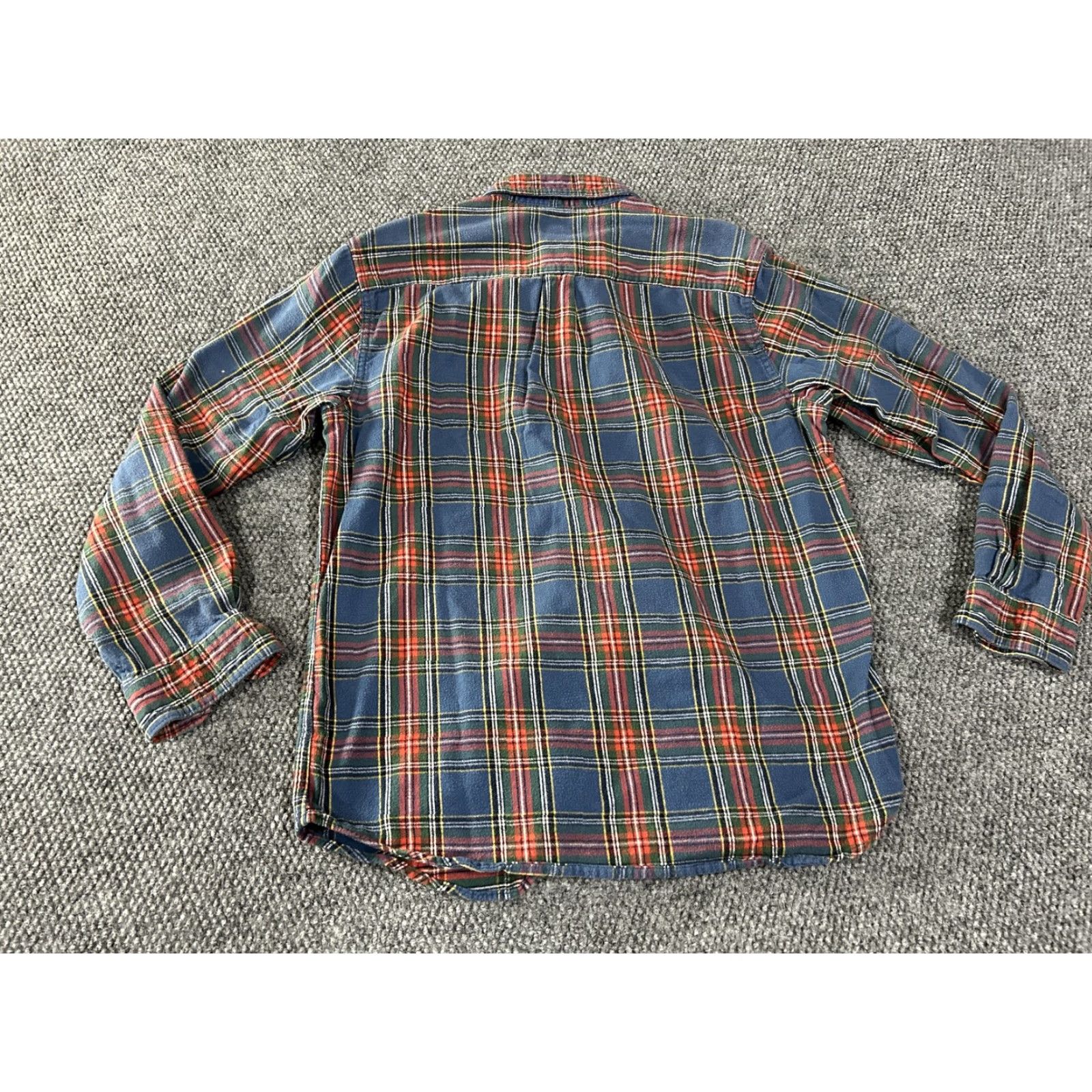 Vintage L.L.Bean Shirt Mens M Blue Plaid Flannel Button Front Long Sleeve Cotton Size US M / EU 48-50 / 2 - 6 Thumbnail