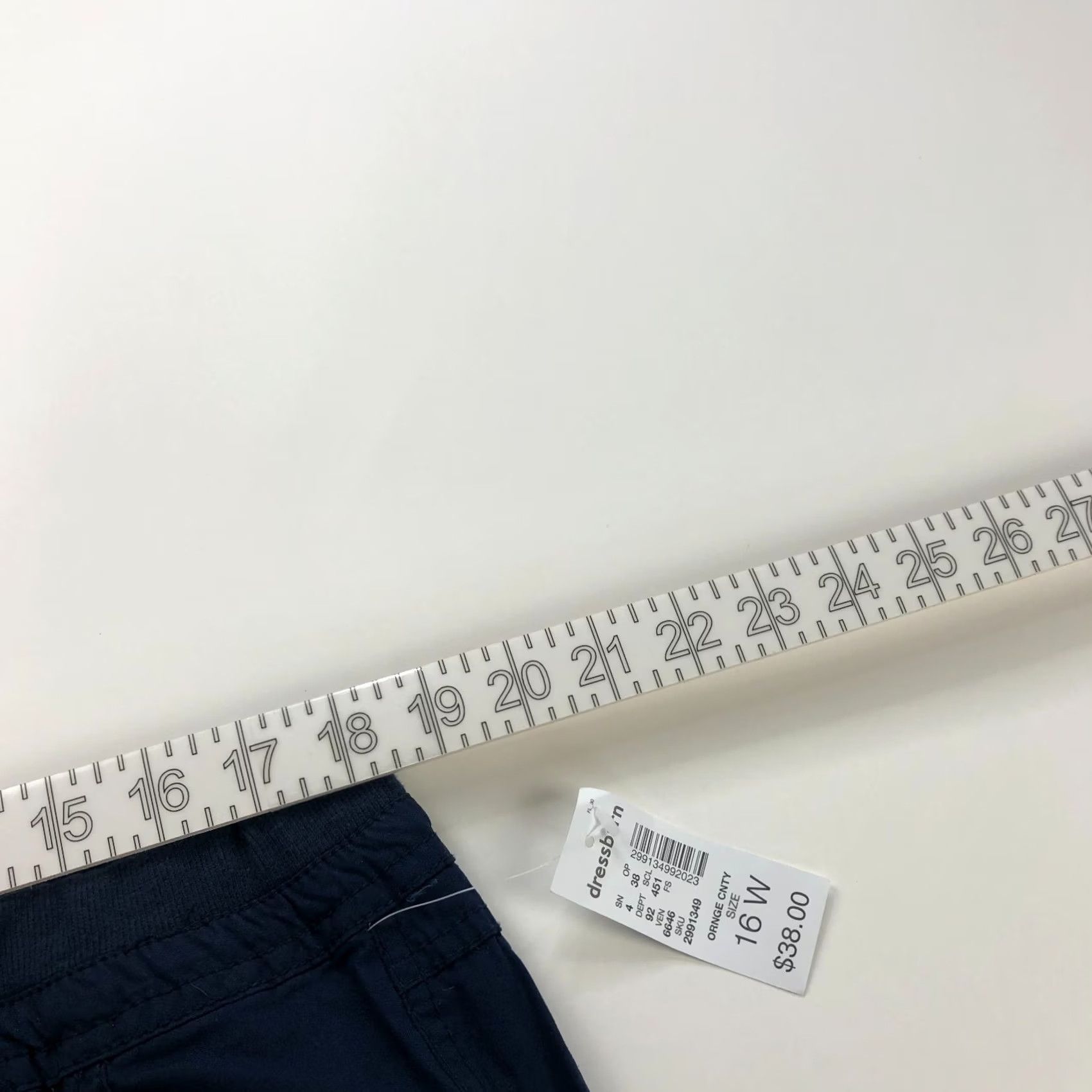 Vintage Dress Barn DB NEW 16 Mid Rise Crop Capri Pants Size 38" / US 16 / IT 52 - 7 Thumbnail