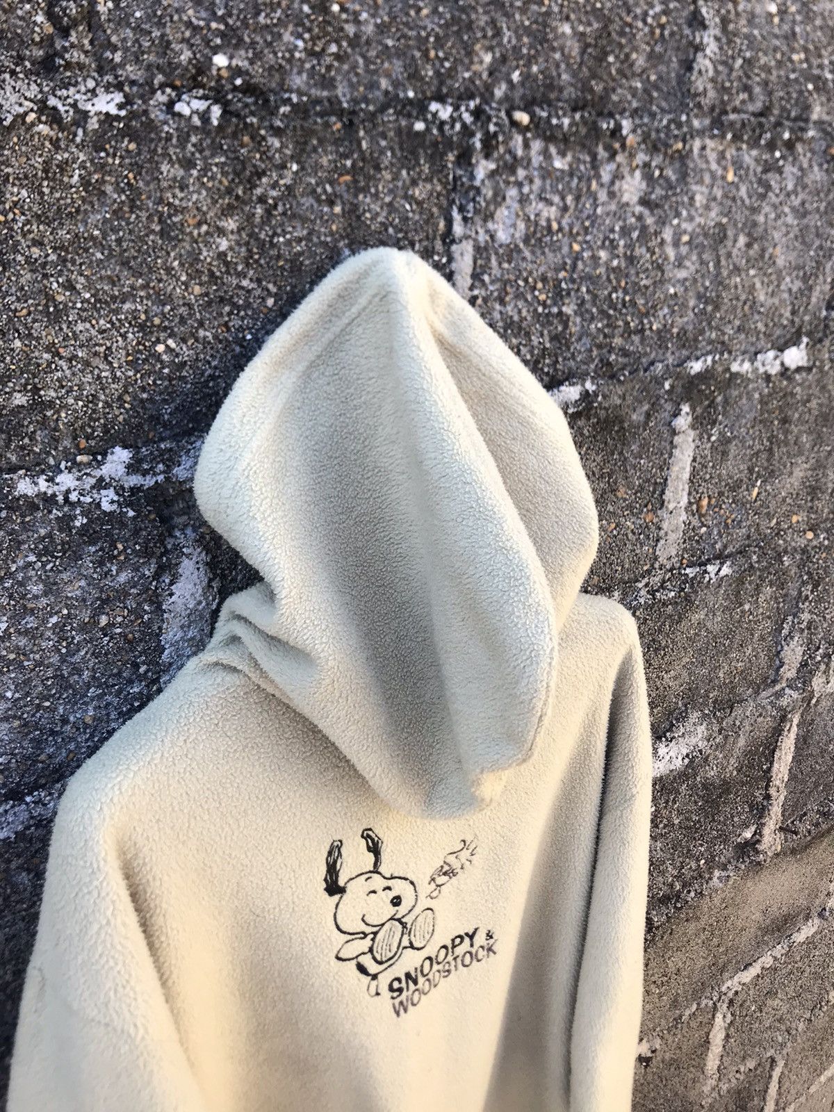 Japanese Brand ⚡️Vintage Peanuts Snoopy Hooded Fleece Zipper Sweater Size US M / EU 48-50 / 2 - 15 Thumbnail