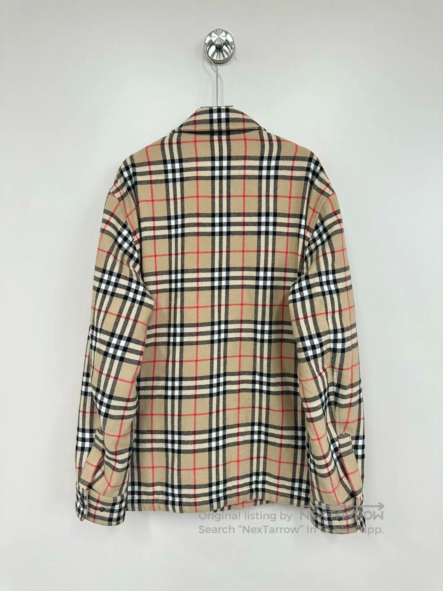 Burberry Burberry Beige Check Lambswool Jacket XS. Size XS / US 0-2 / IT 36-38 - 2 Thumbnail