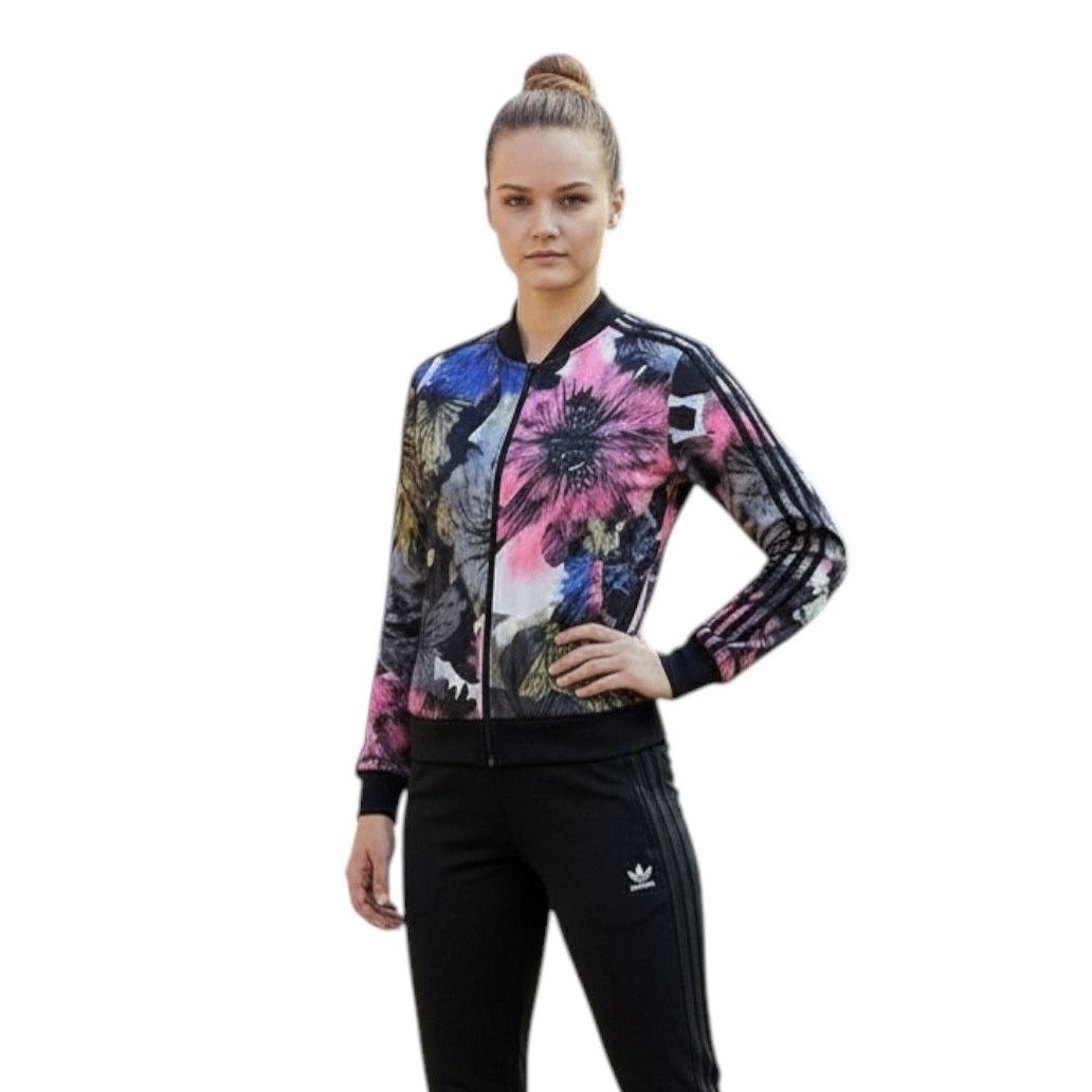 Adidas Adidas Multicolor Long Sleeve Tricot Jacket, Girls L(14) Size L / US 10 / IT 46 - 4 Thumbnail