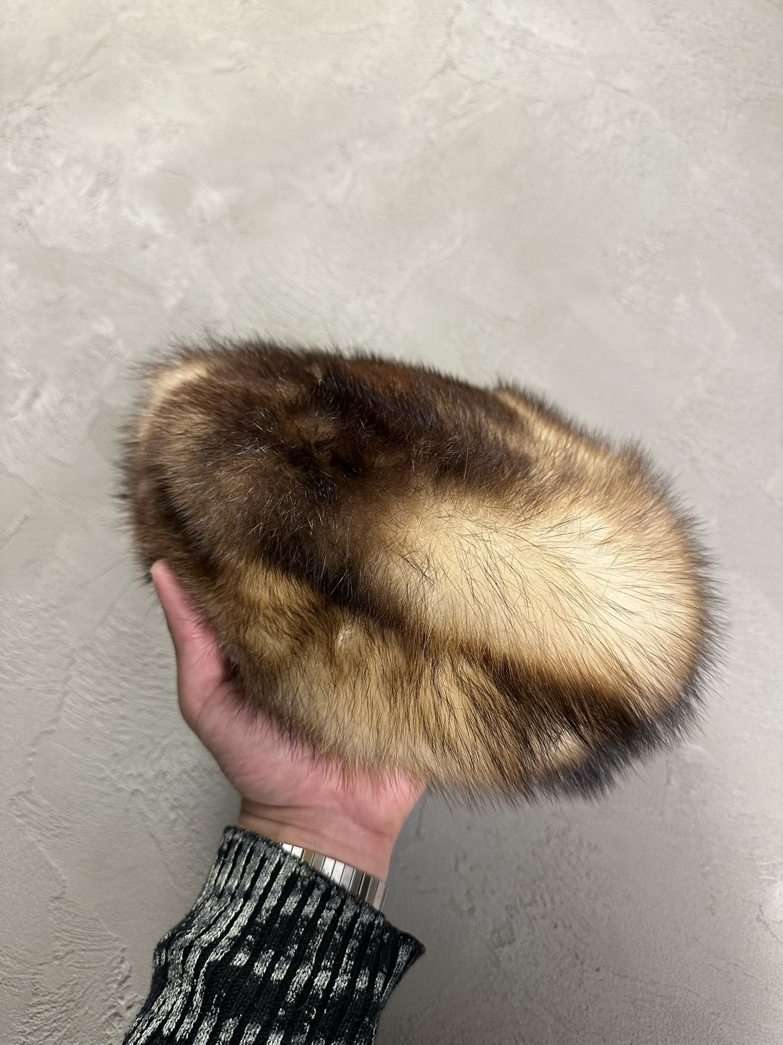 Vintage 80s Vintage Real Fox Fur Slavic Soviet Hat Size ONE SIZE - 6 Thumbnail
