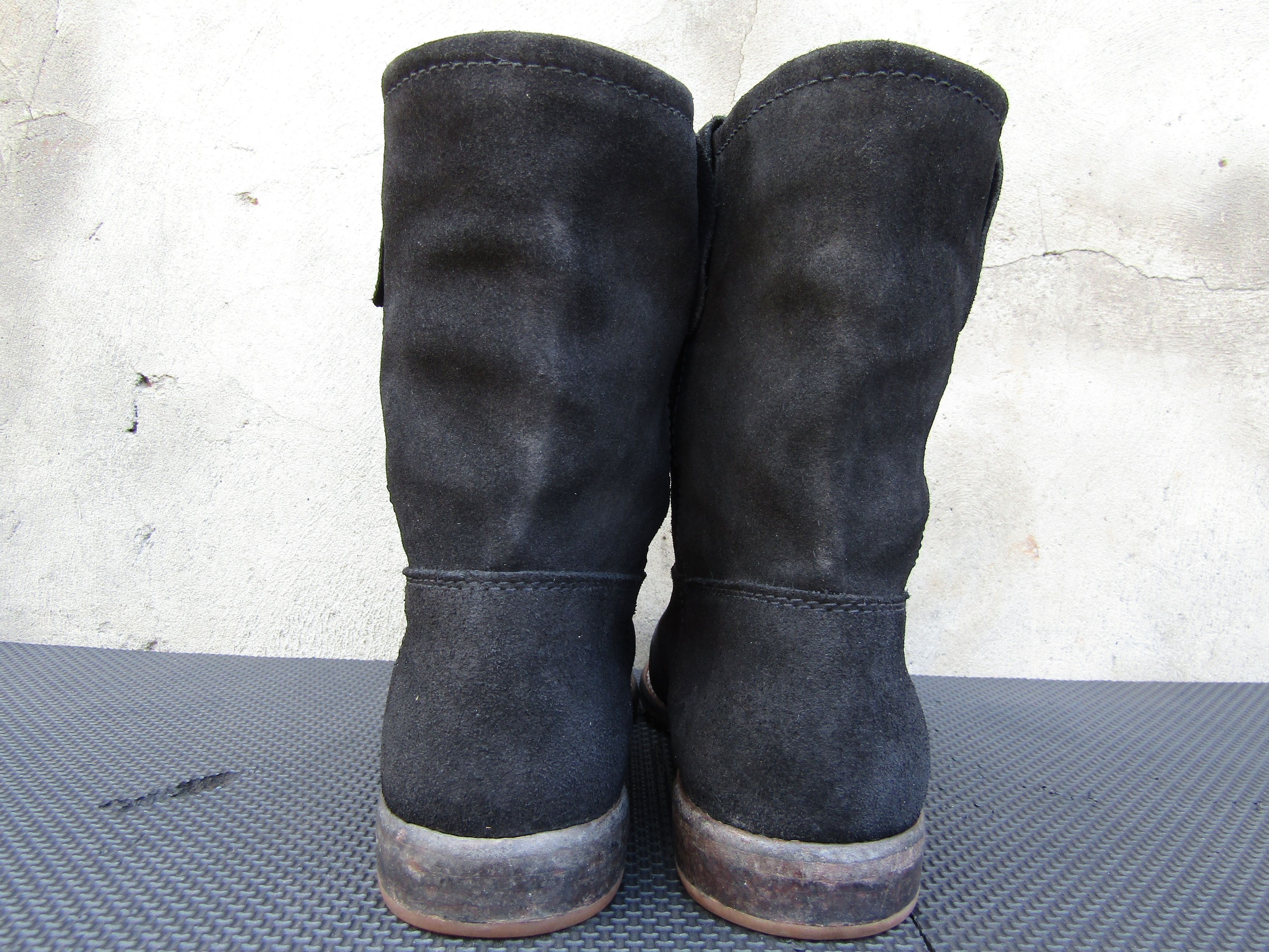 Isabel Marant Isabel Marant Womens Slip On Round Toe Boots Black Suede Size US 7 / IT 37 - 8 Thumbnail