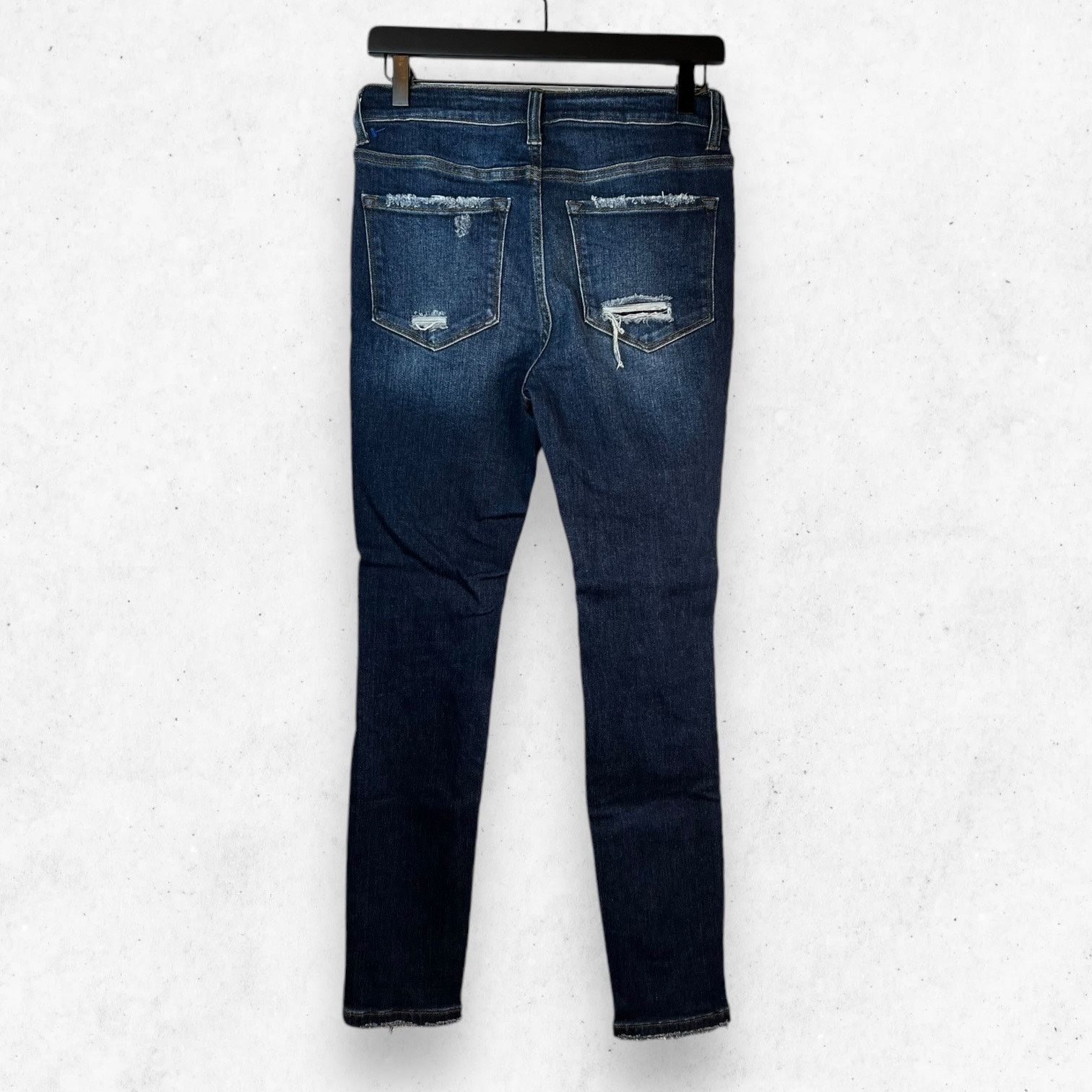 Other Vervet Blue Womens 27 High Rise Slim Distressed Stretch Dark Size 27" / US 4 / IT 40 - 2 Thumbnail
