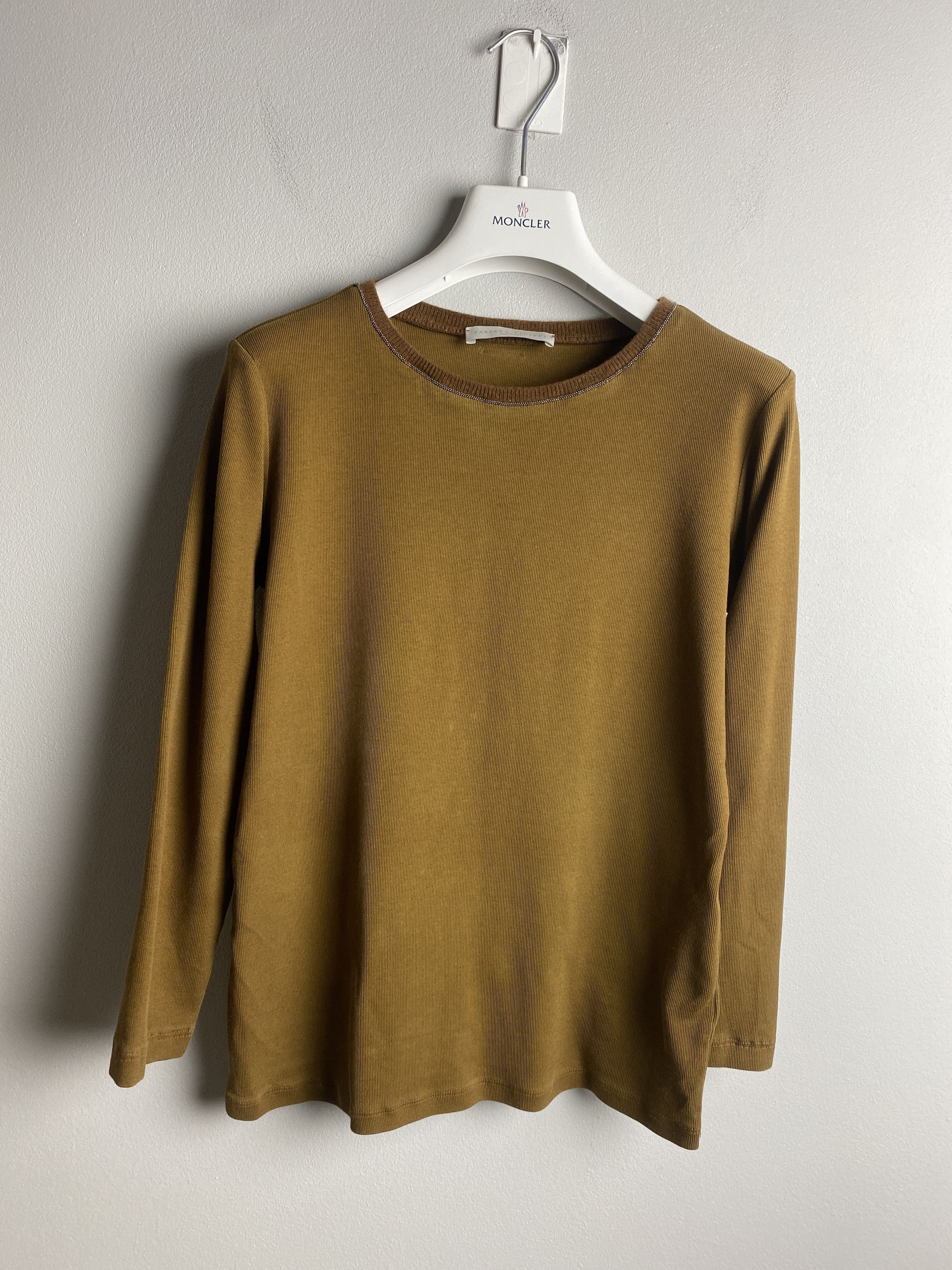 Fabiana Filippi Fabiana Filippi cotton long sleeve lightweight sweater Size S / US 4 / IT 40 - 1 Thumbnail