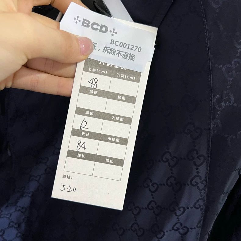 Gucci Gucci Navy blue old flower full print jacket 2501-Nextarrow Size US M / EU 48-50 / 2 - 6 Thumbnail