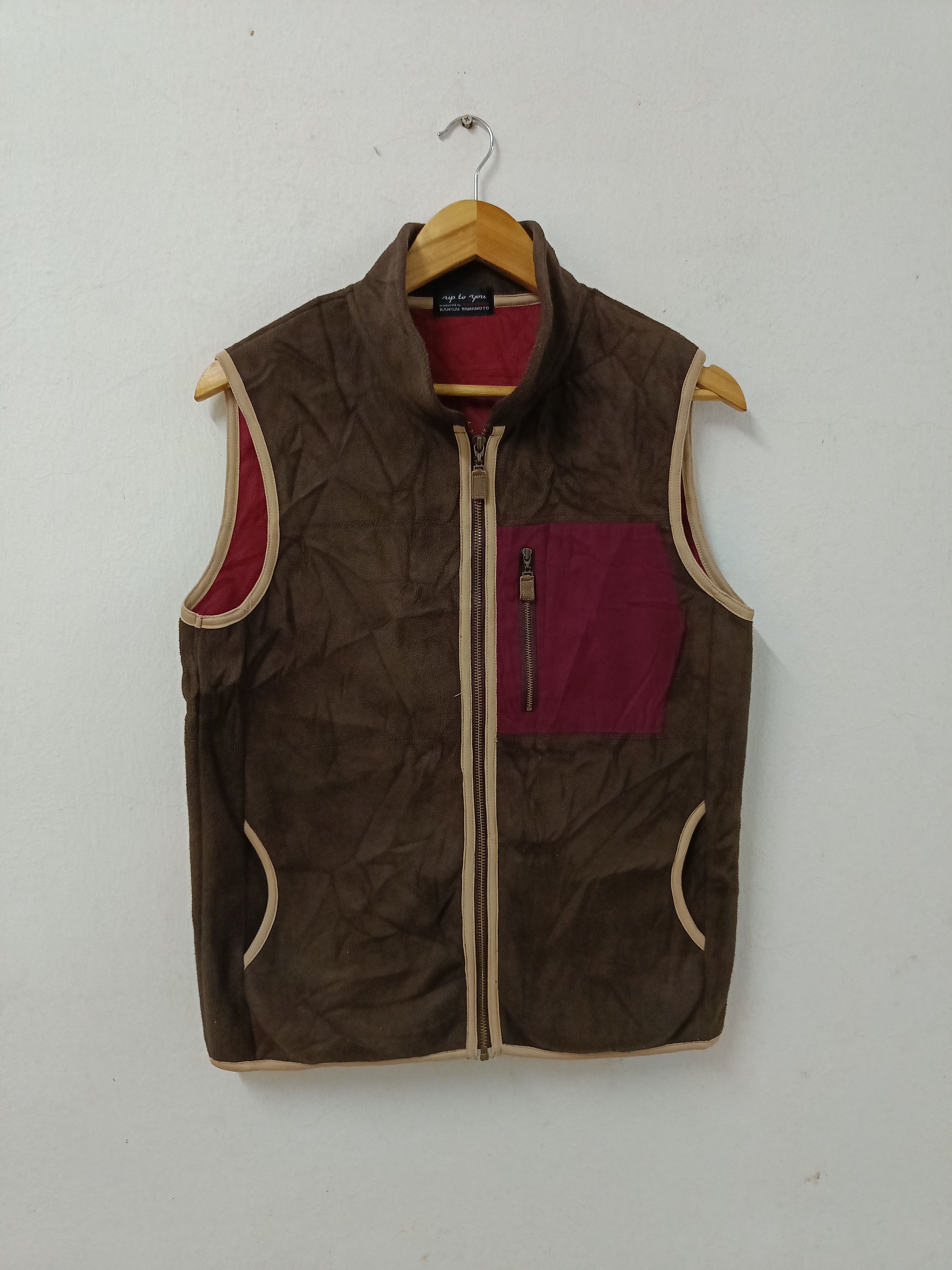 Kansai Yamamoto × Vintage Kansai Yamamoto Designer Vest Size US S / EU 44-46 / 1 - 1 Thumbnail