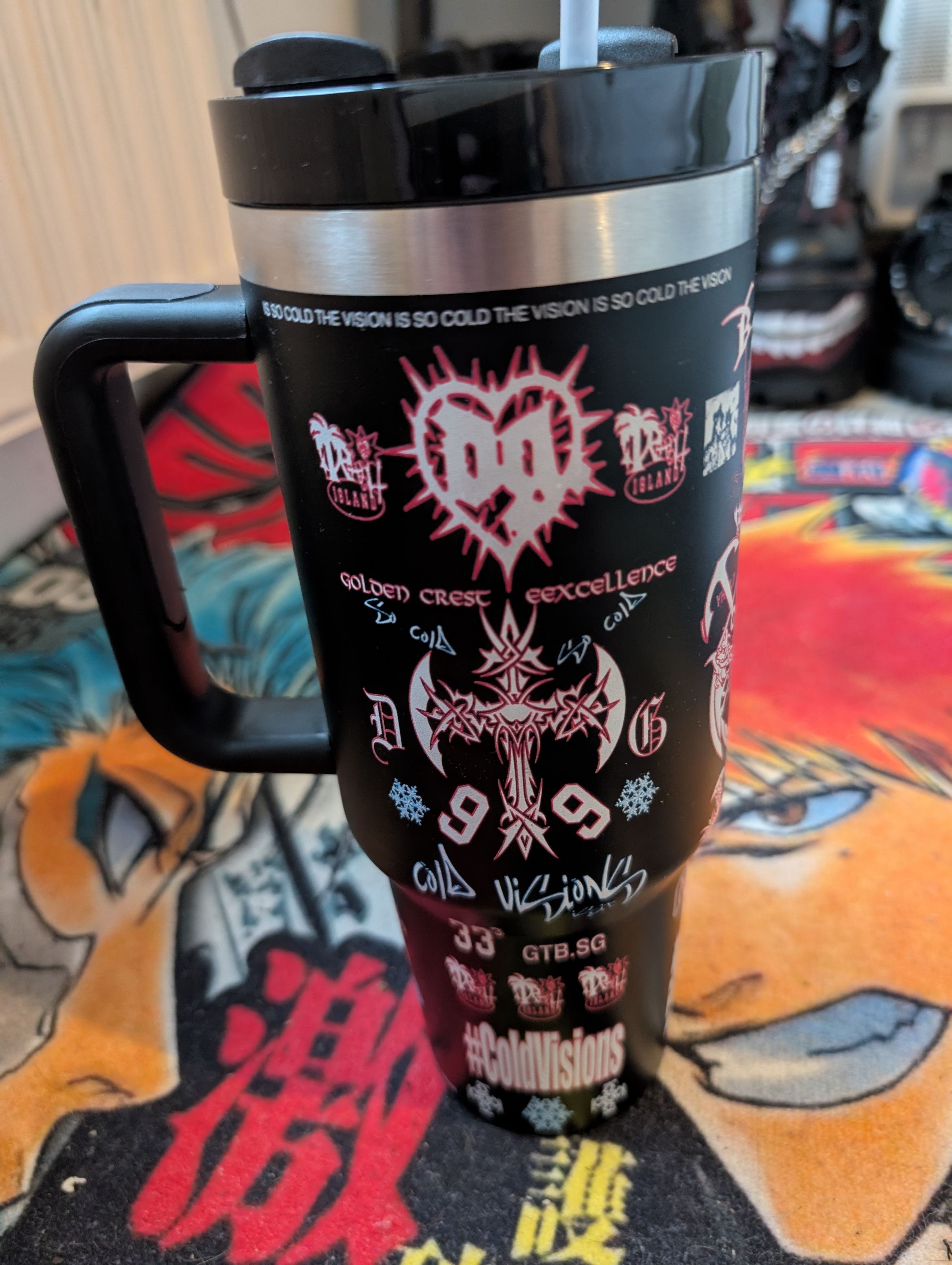 Drain Gang Bladee 2024 tumbler Size ONE SIZE - 1 Thumbnail